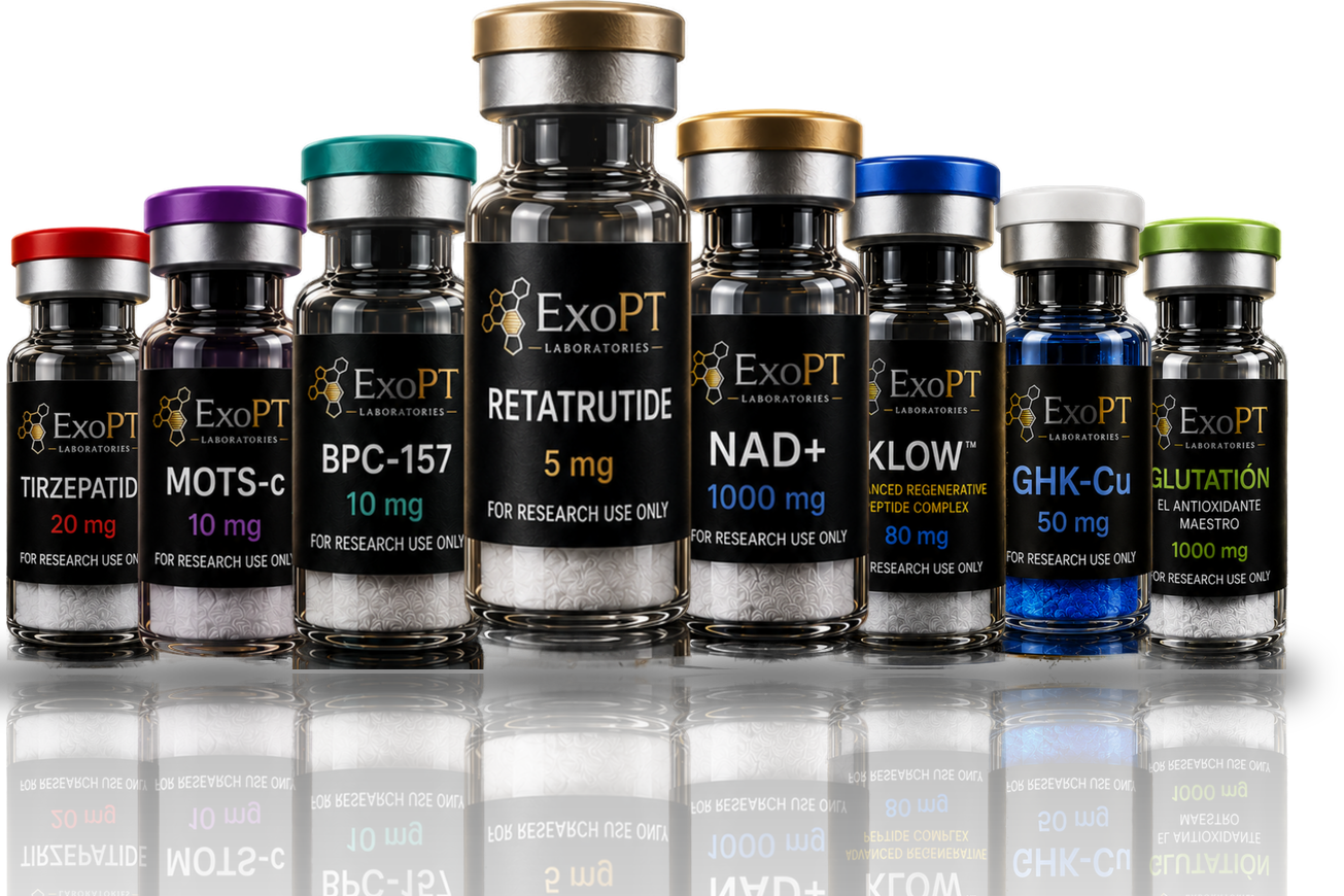 Los 8 péptidos del portafolio ExoPT